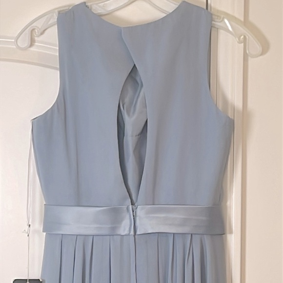 NWT Kanali K Dusty Blue Sleeveless Gown Size 2 NWT - Picture 4 of 9